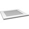 Ekena Millwork Vertical Surface Mount PVC Gable Vent: Non-Functional, w/ 3-1/2"W x 1"P Standard Frame, 24"W x 22"H GVPVE24X2201SN - alternate 3